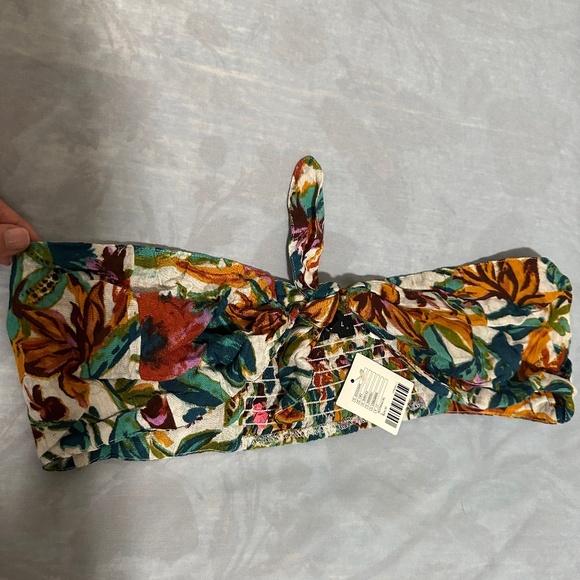 Urban Outfitters Tropical Bandeau top - Picture 1 of 3